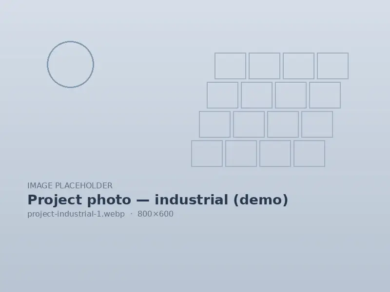 Sample industrial solar project
