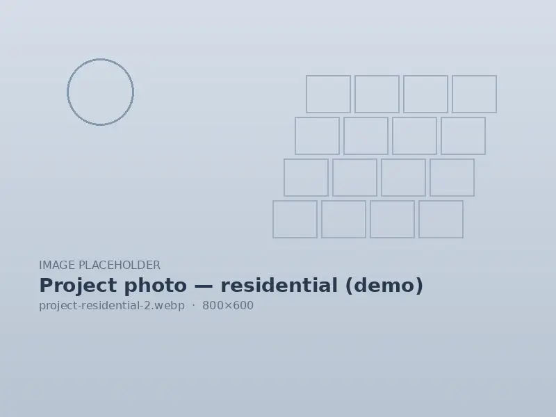Sample residential solar project on an elevated structure